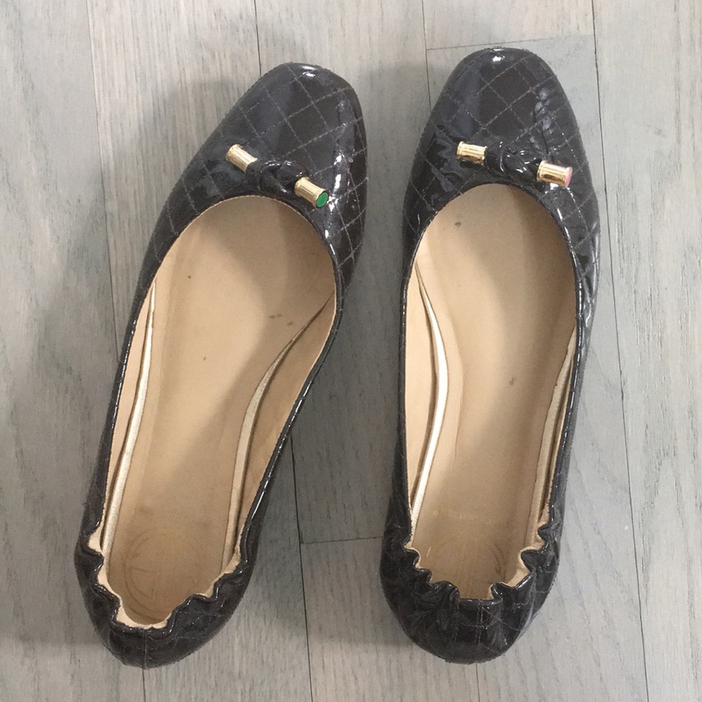 Lillie Pulitzer Black Flats